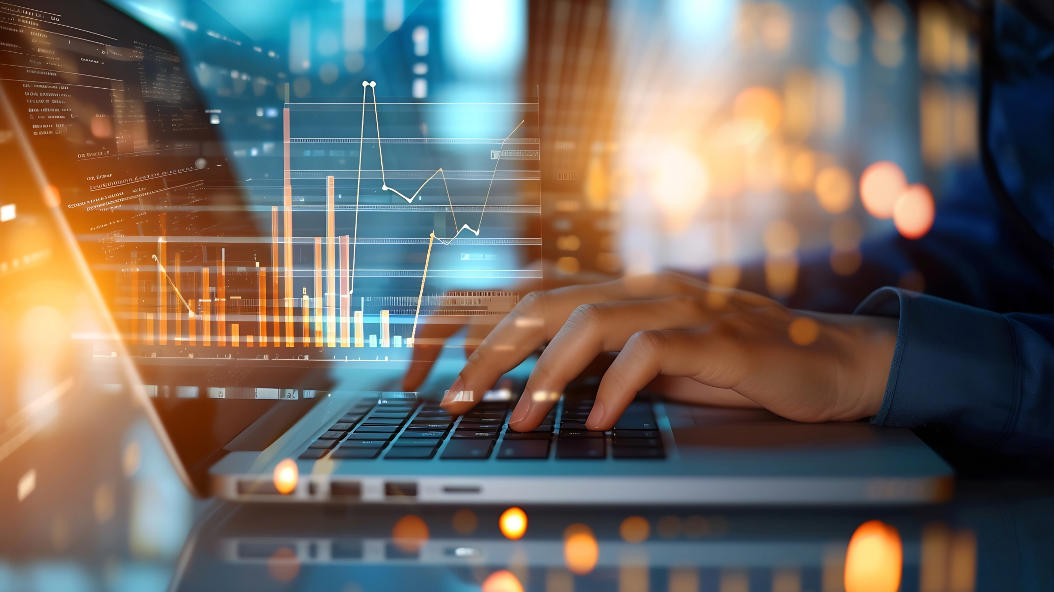Finance professional reviewing incentive program transactions consolidated in a digital ledger